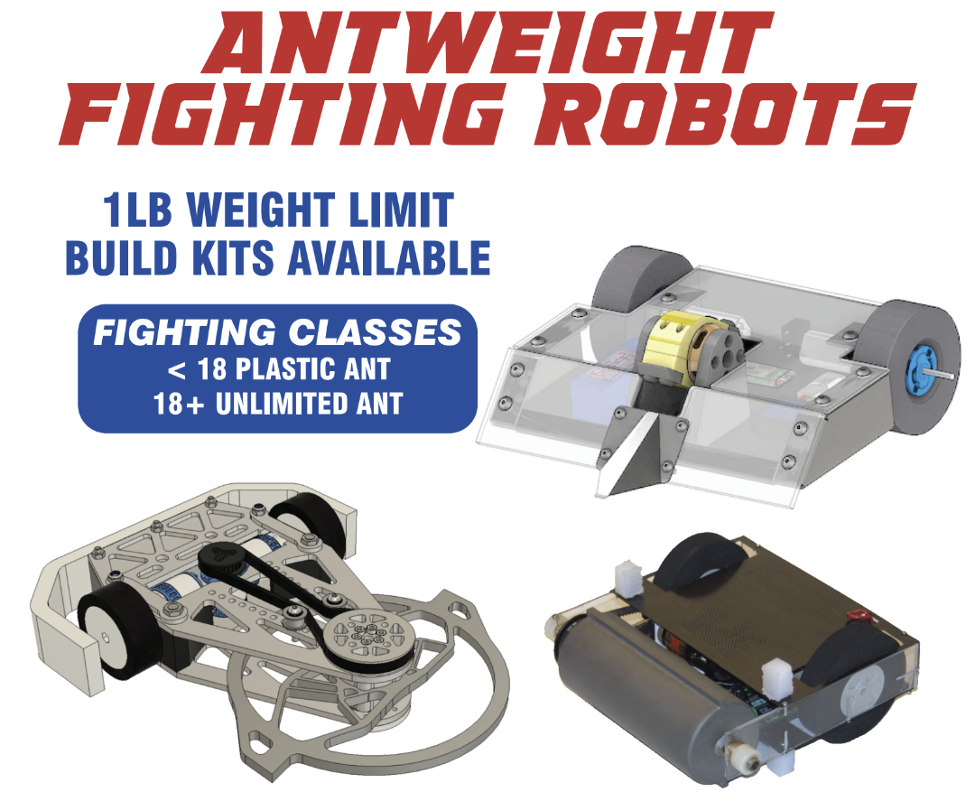 Antweight (1lb) Combat Robot Competition