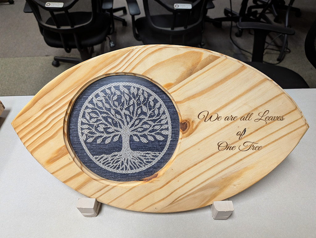 Woodwork made at the Makerspace